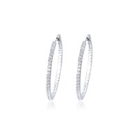 Orecchini Mabina Donna Upper in Argento Zirconia 563139 - 563139